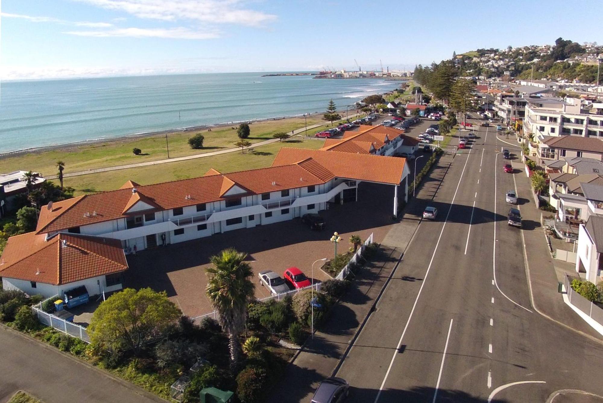 Harbour View Motel On Ahuriri Beach In Napier Nz With Sea View Suites Экстерьер фото